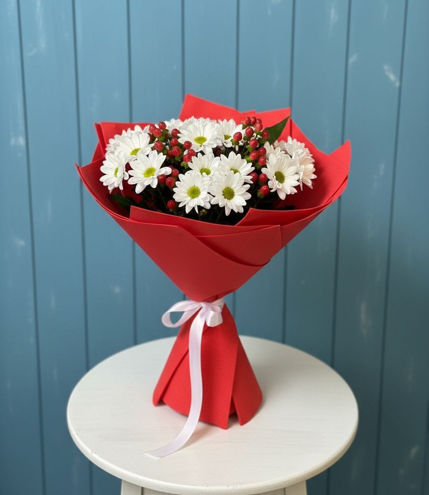 Букет цветов из: Хризантемы в Кореновске