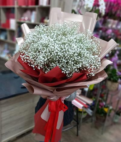 Букет цветов из: Гипсофила в Кореновске