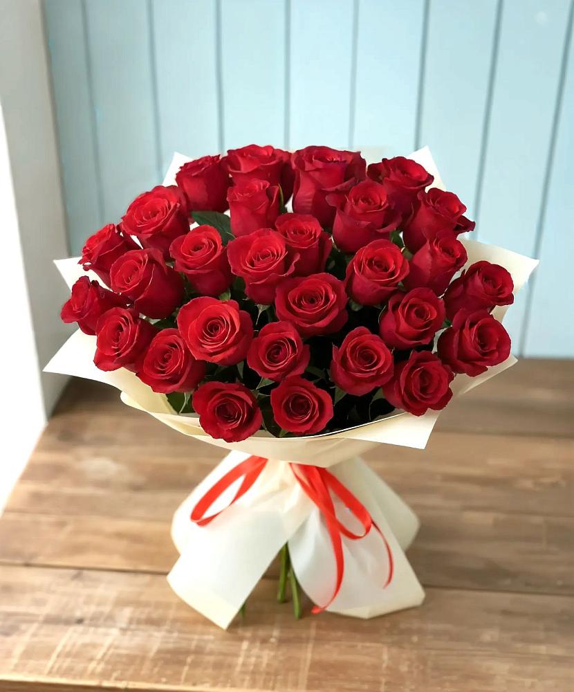 Букет 29 Красных роз в Кореновске