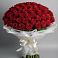 Букет 101 Красная роза Блэк Мэджик в Кореновске