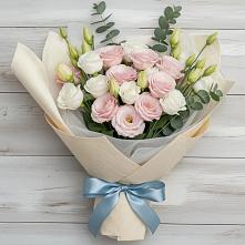 Букет цветов из:  Лизиантусы в Кореновске