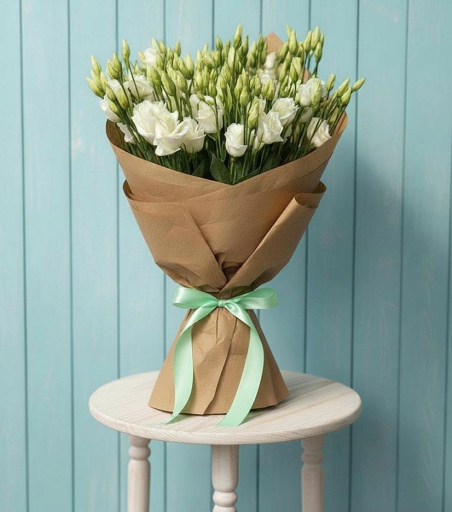 Букет цветов из: Лизиантусы в Кореновске