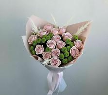 Букет цветов из:  Розы и Хризантемы #REPLACE_PRED# Кореновске