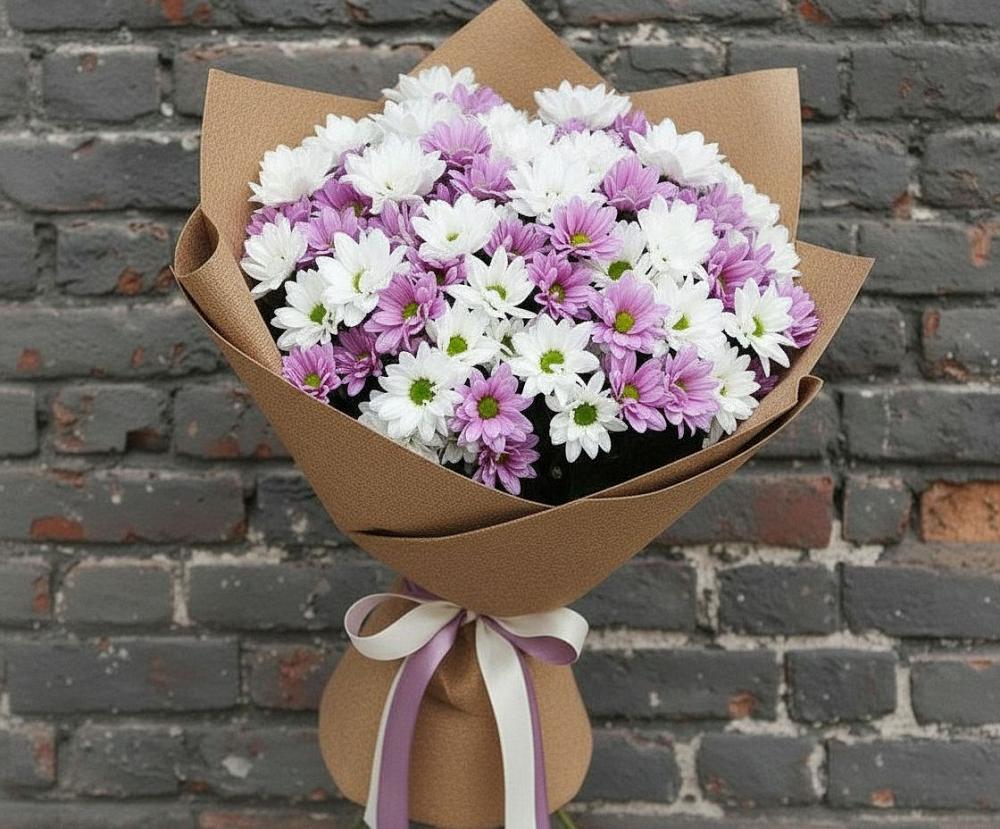 Букет цветов из: Хризантемы в Кореновске