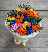 Букет цветов из:  Розы и Хризантемы #REPLACE_PRED# Кореновске