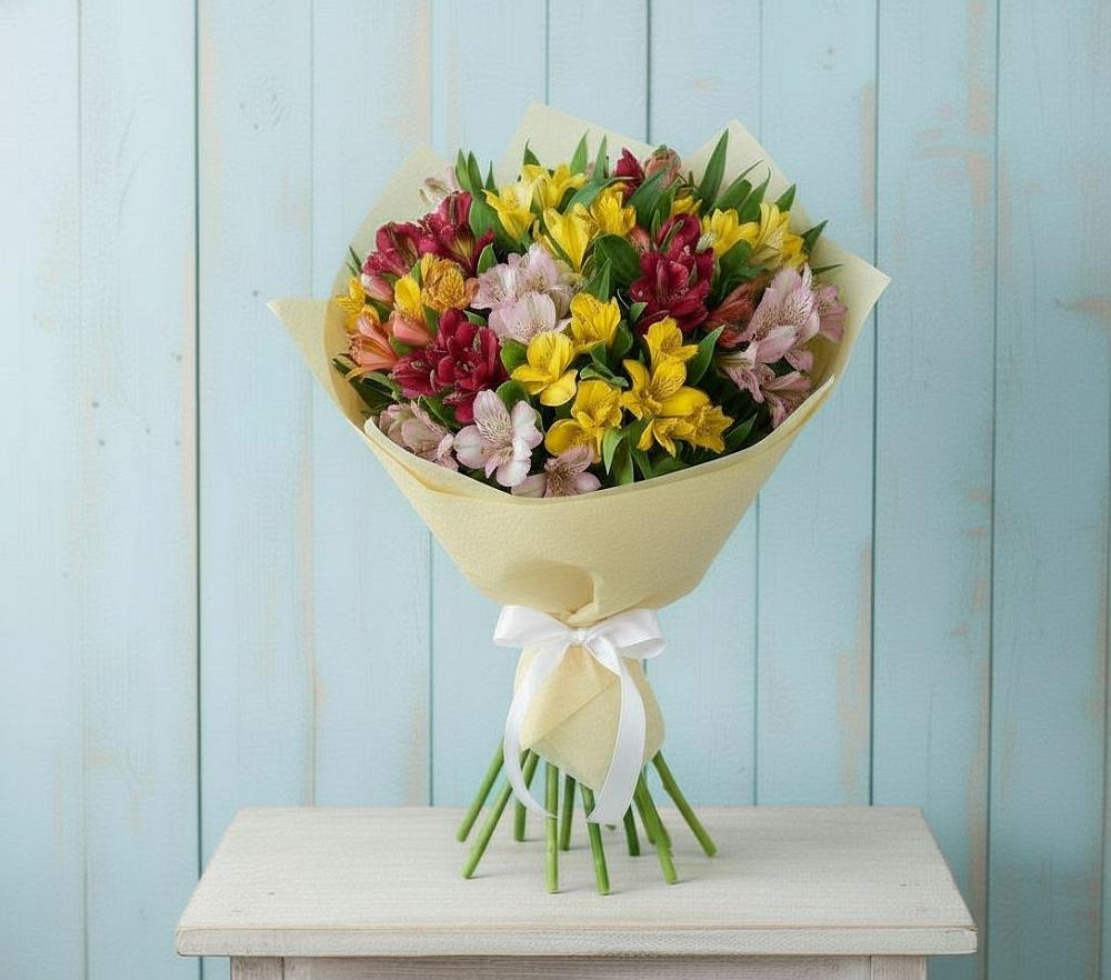 Букет цветов из: Альстромерии в Кореновске