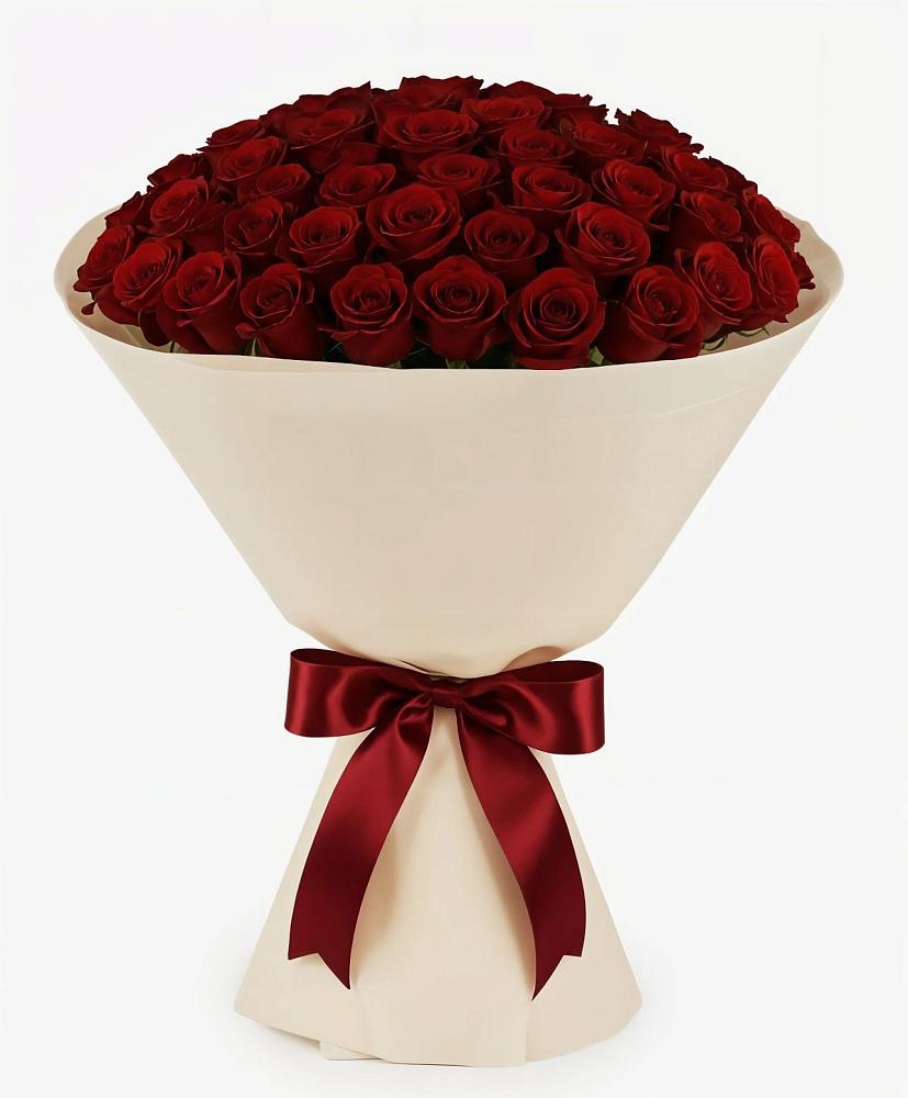 Букет 101 Бордовая роза Блэк Бакарра в Кореновске